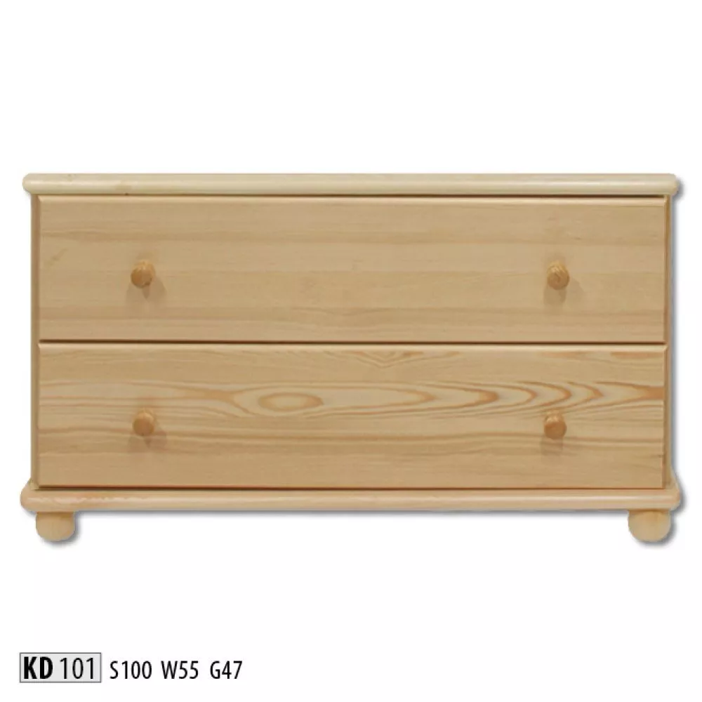 Kumode KD 101 · Priede · 100 × 47 × 55 cm