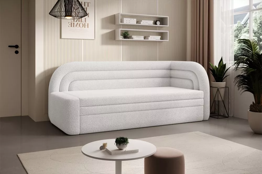 Dīvāns Fabillo Standard · Balts · 86 × 223 × 80 cm