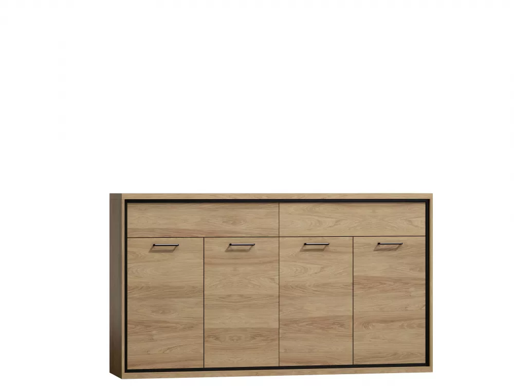 Kumode Mediolan M8 · Dabīgs hickory · 177.2 × 41 × 101 cm