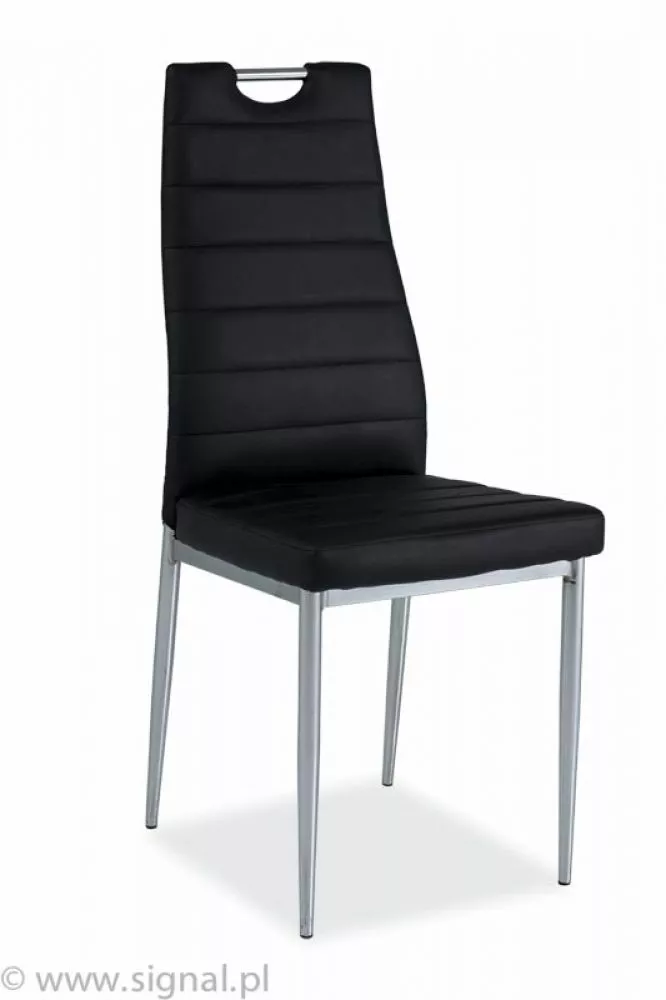 Krēsls H - 260 · Melna · 96 × 40 × 38 cm