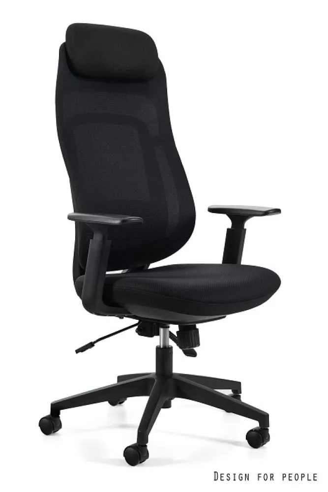 Datorkrēsls Nexo Sēdvietas platums: 35 cm, · Melns · 45 × 70 × 111 cm