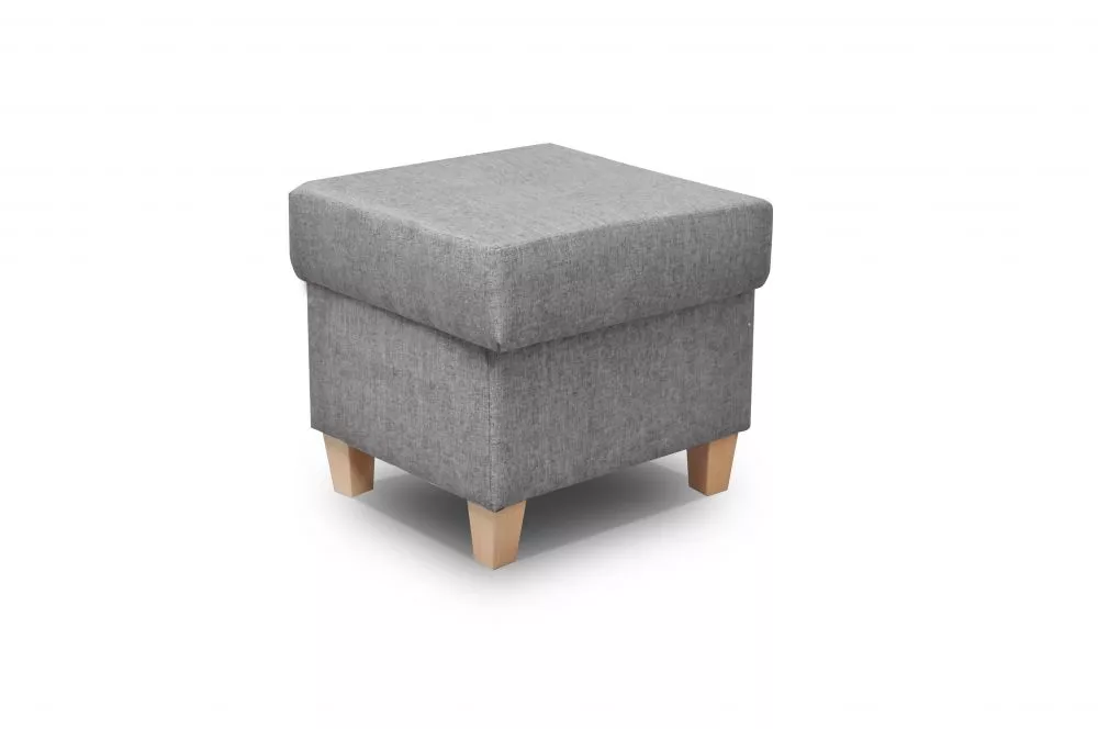 Pufs Tango P Comfort Standard Auduma numurs: Drago 135, · Pelēks · 47 × 43 × 47 cm