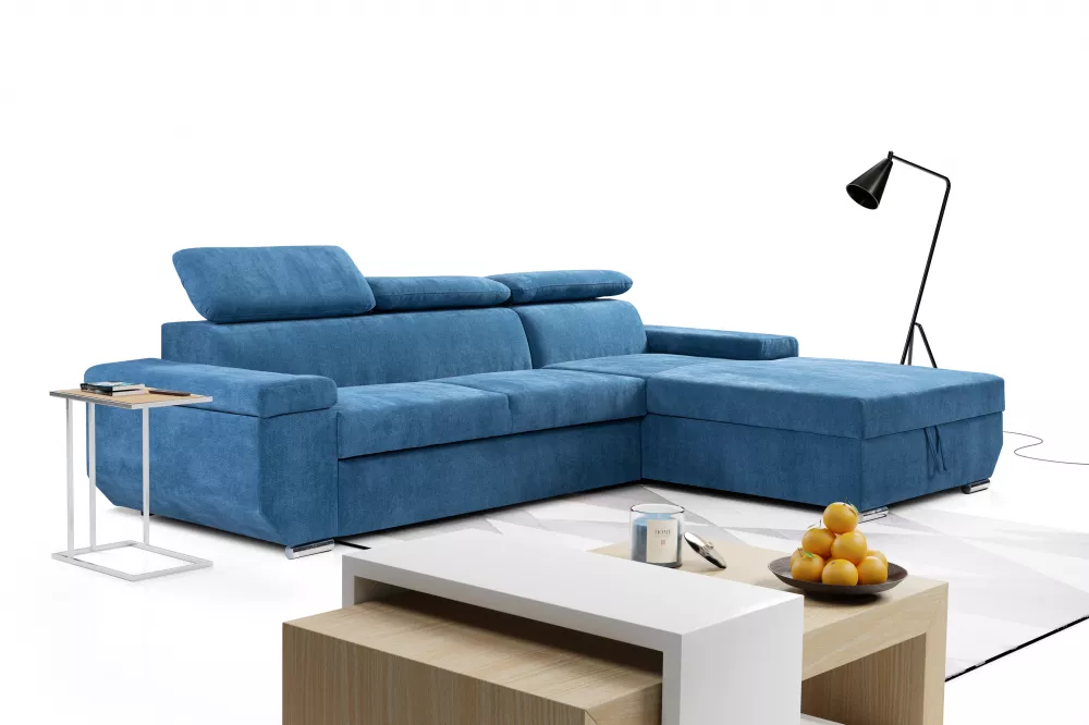 Dīvāns Lars Relax Standard · Zils · 185 × 270 × 78 cm