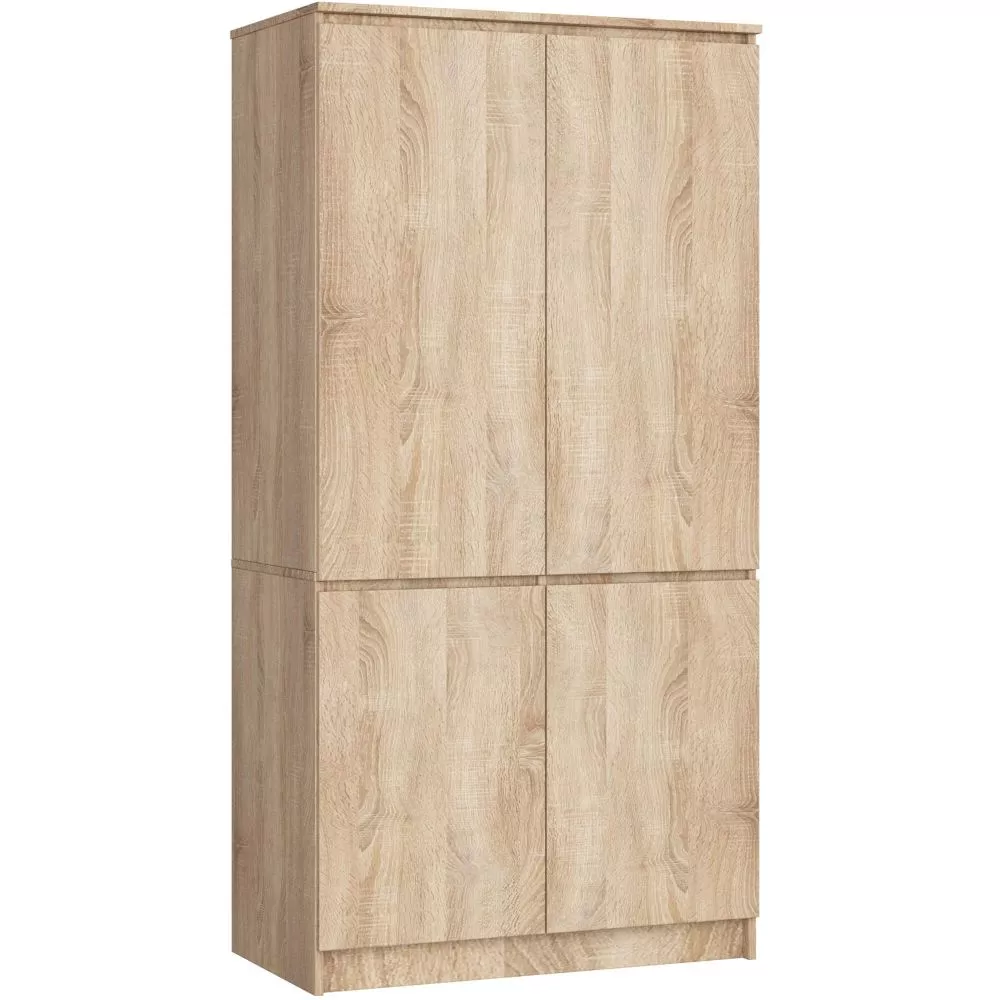 Skapis S904D · Ozols sonoma · 90 × 50 × 180 cm
