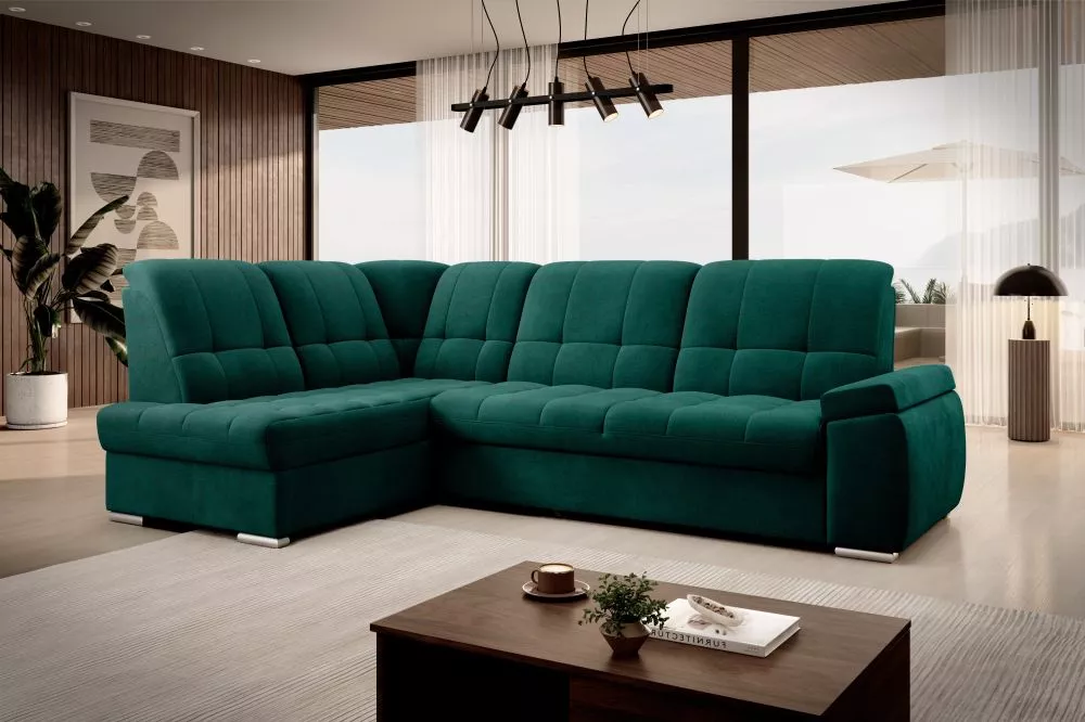 Dīvāns Sado Premium Standard · Zaļš · 192 × 272 × 95 cm