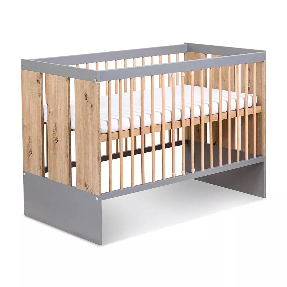 Bērnu gulta Pauline 60x120 ar stelāžu Guļamvietas platums: 60 cm, Guļamvietas garums: 120 cm, · 66 × 124 × 85 cm