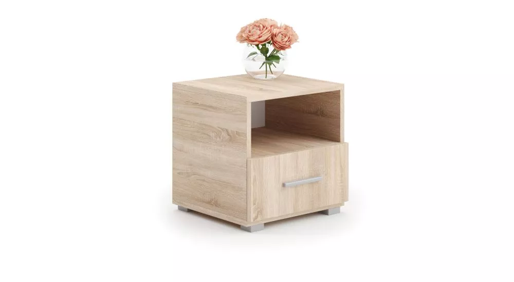 Naktsgaldiņš Emi Classic Korpusa krāsa: ozols sonoma, Elementu krāsa: ozols sonoma, · 40 × 37 × 38.5 cm