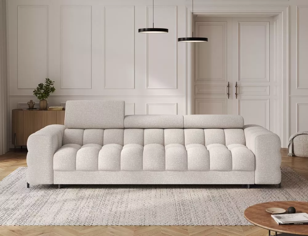 Dīvāns Festello Standard · Gaiši bēšs · 100 × 260 × 74 cm