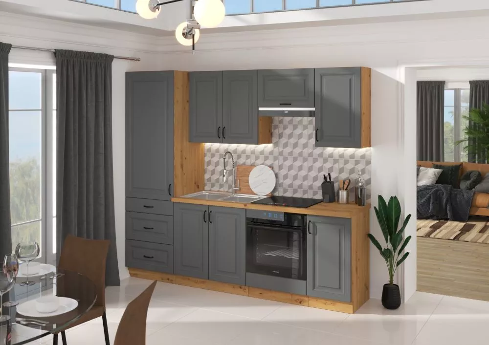 Virtuves komplekts Stilo Artisan 7 Materiāls : MDF + LKSP plātne,