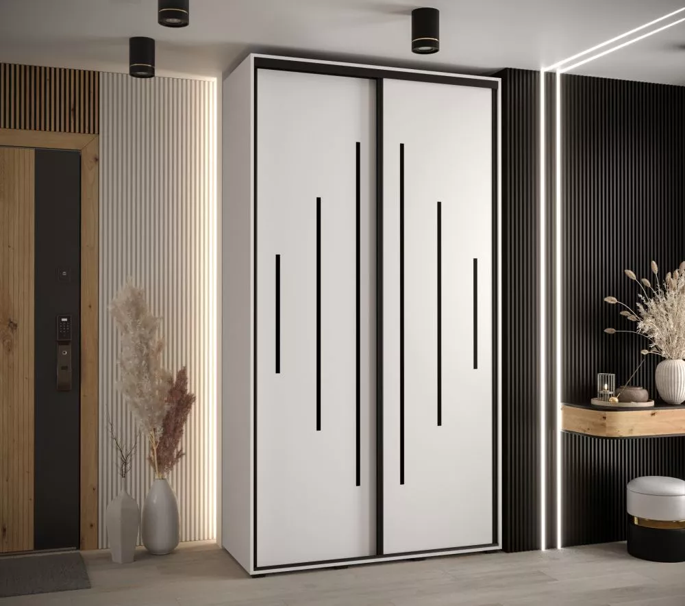 Skapis Cannes 12 · Balts · 140 × 60 × 205.2 cm