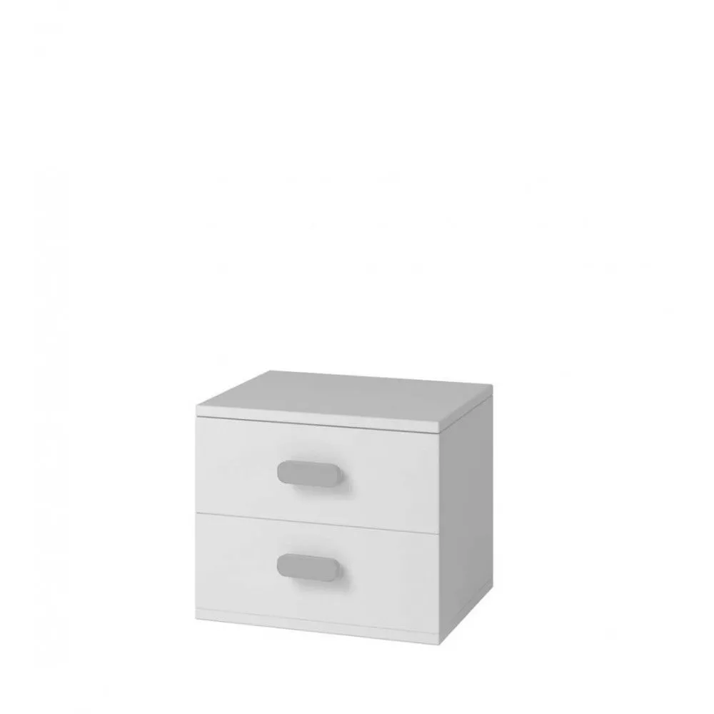 Naktsgaldiņš Smyk White 22 Korpusa krāsa: balts, Elementu krāsa: balts, · 55 × 44 × 51 cm