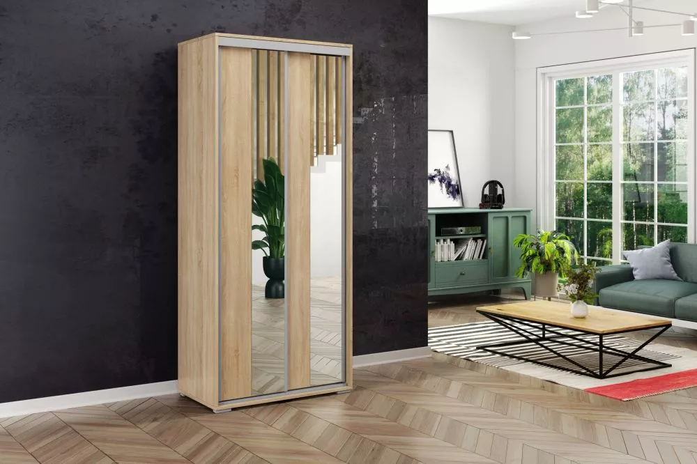 Skapis Modern A4 · Sonoma · 100 × 62 × 245 cm