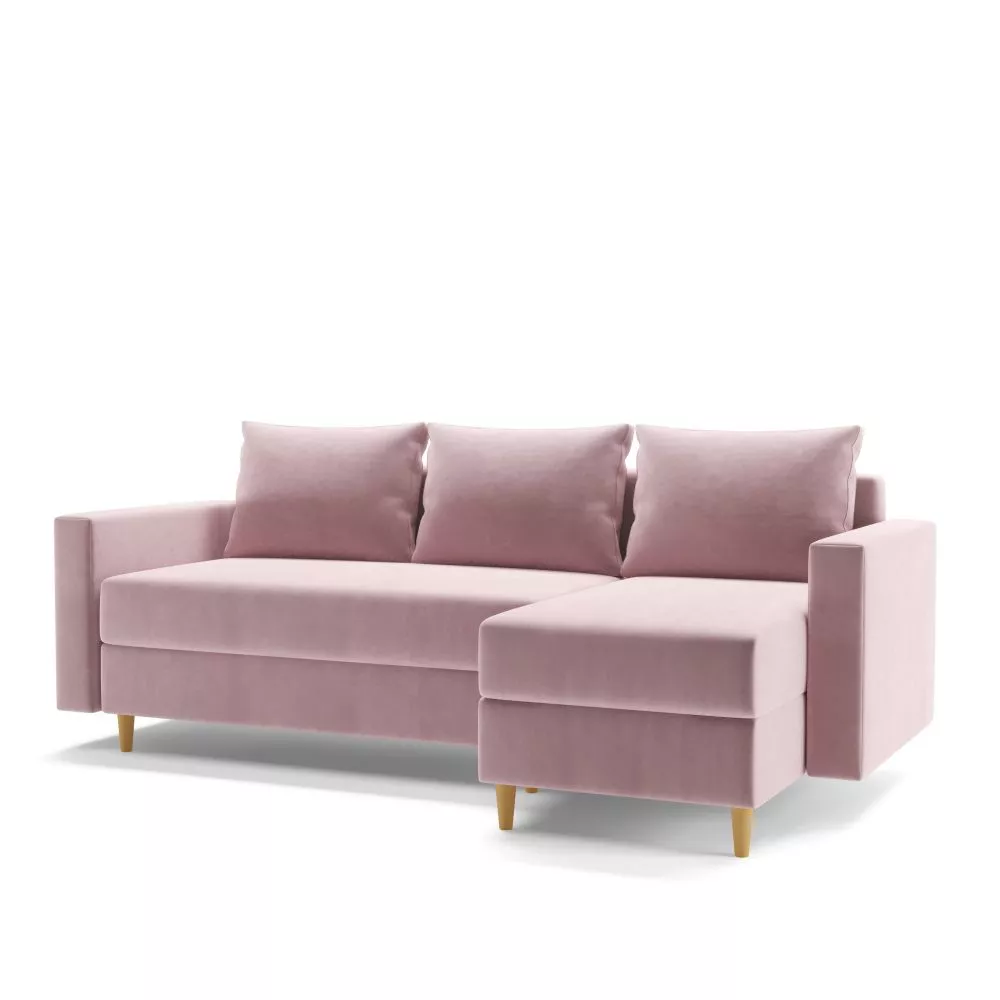 Dīvāns Rio Comfort Standard · Rozā · 144 × 224 × 98 cm