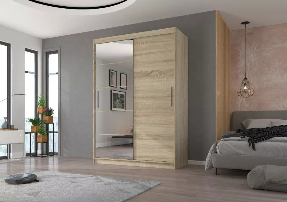 Skapis Esti · Sonoma · 150 × 59 × 215 cm