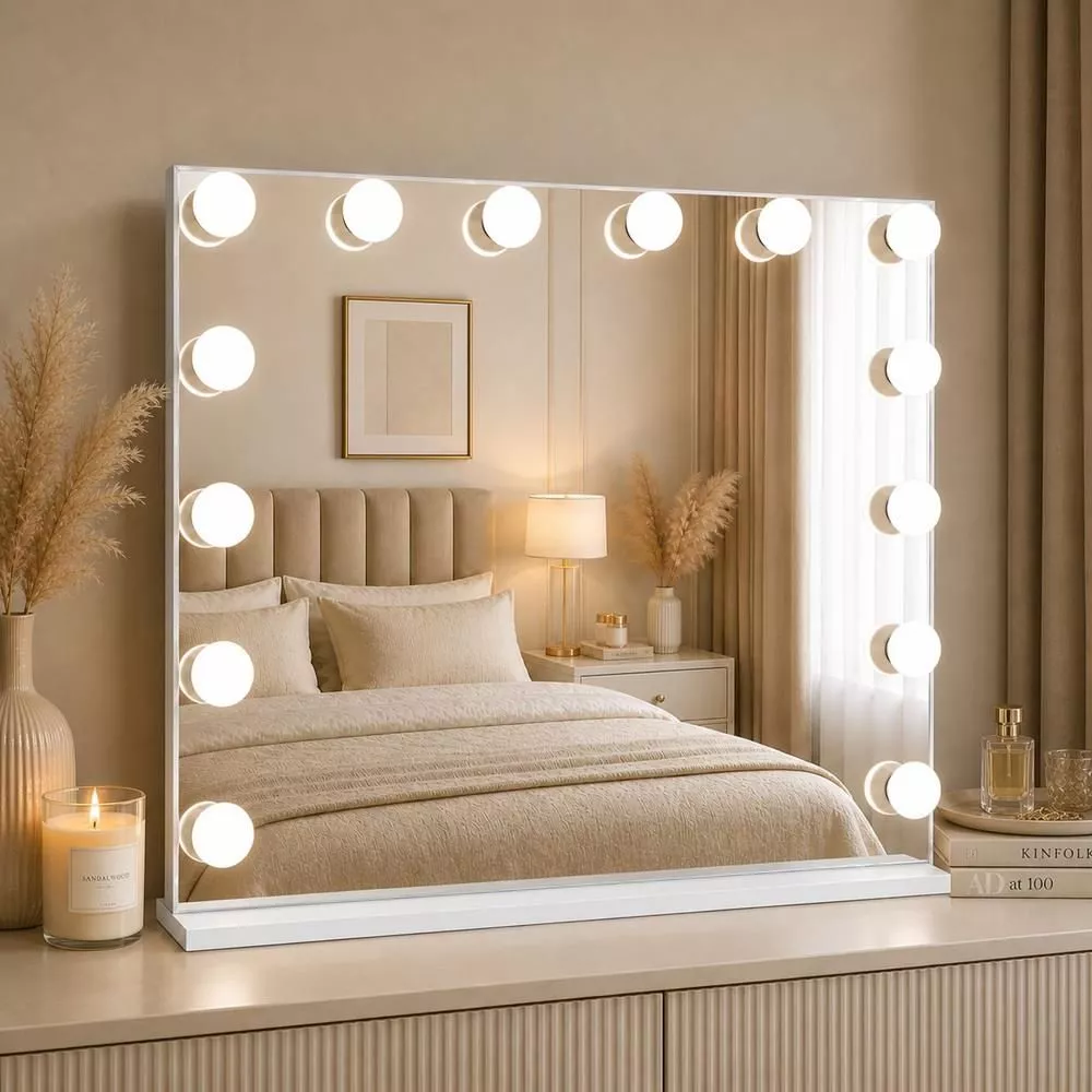 Spogulis Hollywood 100x80 ar LED · 100 × 80 cm