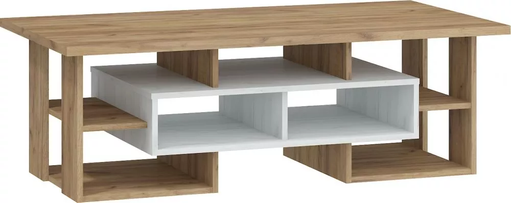 Žurnālgalds Rio 11 Korpusa krāsa: ozols craft zelts, · 130 × 68 × 68 × 44 cm