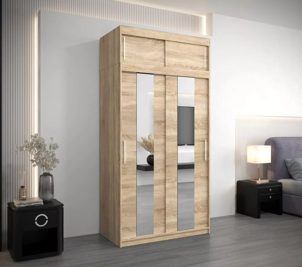 Skapis Pole Premium · Sonoma · 120 × 62 × 240 cm