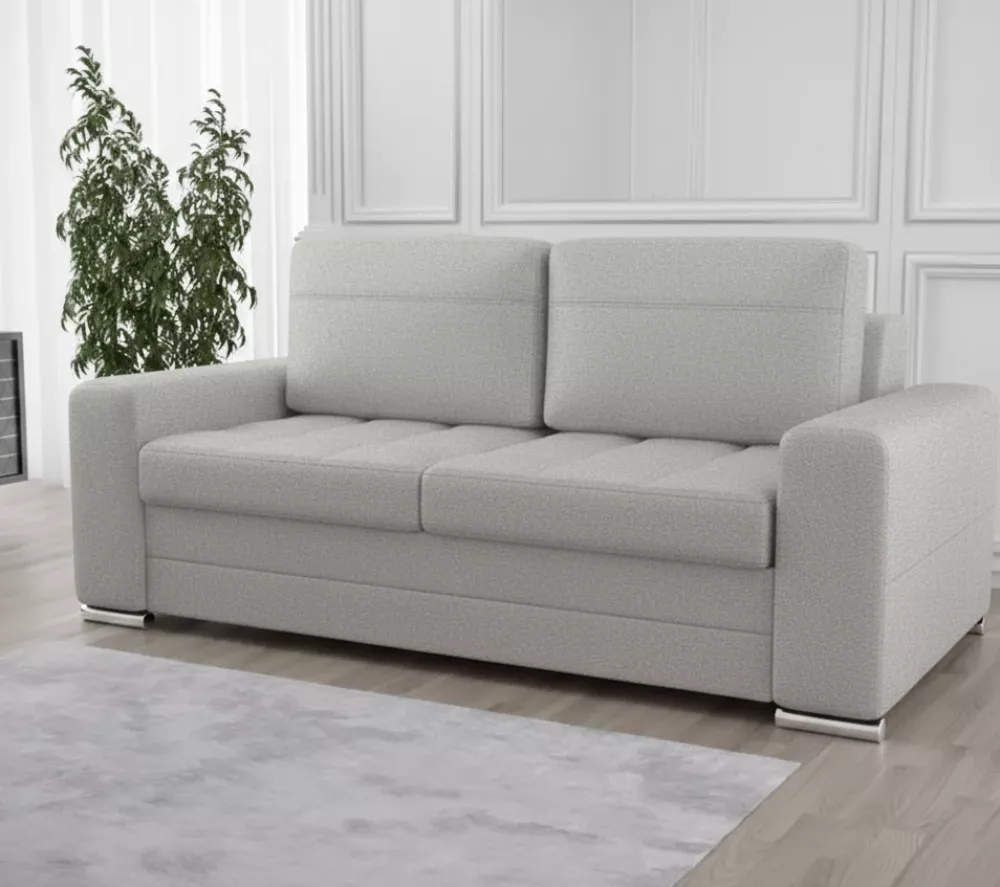 Dīvāns Verona 3 Sofa Standard · Gaiši pelēks · 100 × 187 × 82 cm