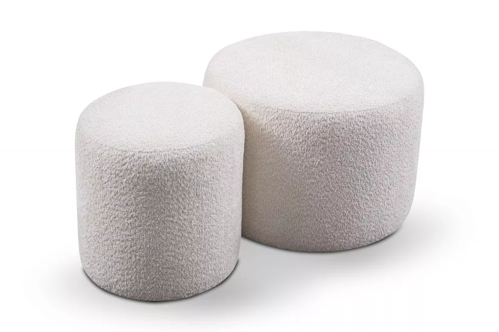 Pufs Candy P Standard Auduma numurs: Perfect Harmony 80, · Pelēks · 61 × 44 × 61 cm