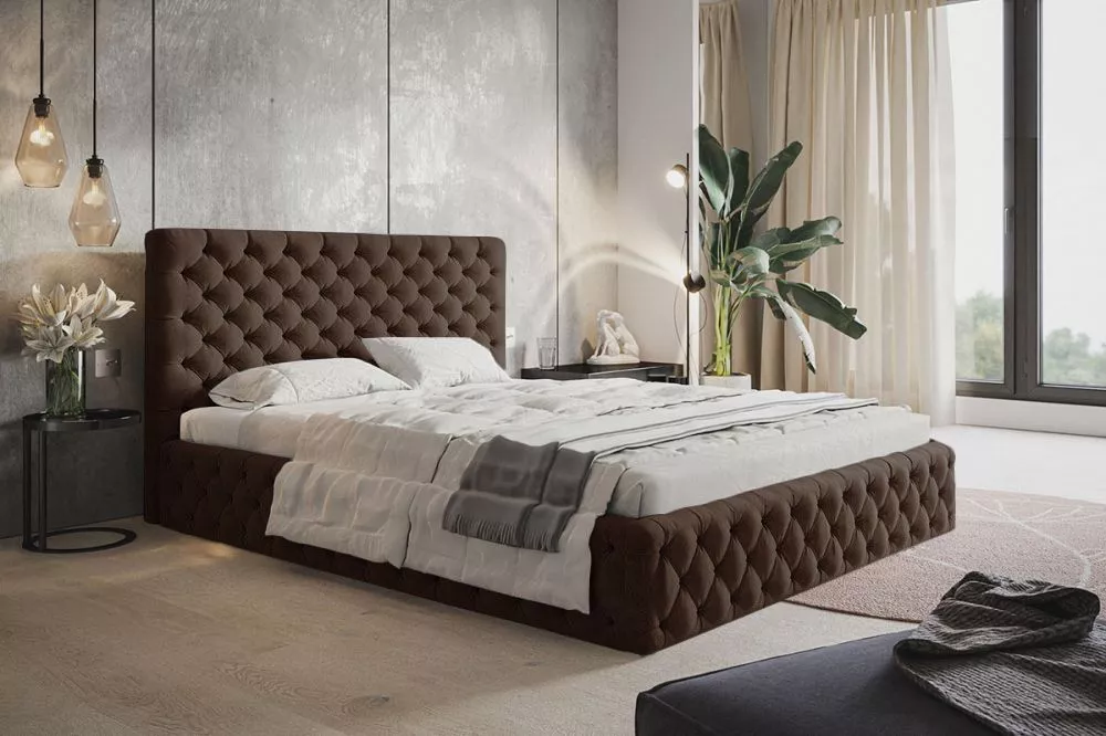 Gulta Slim 8 standard ar stelāžu Guļamvietas platums: 120 cm, Guļamvietas garums: 200 cm, stelāžas tips: koka, · Tumši b