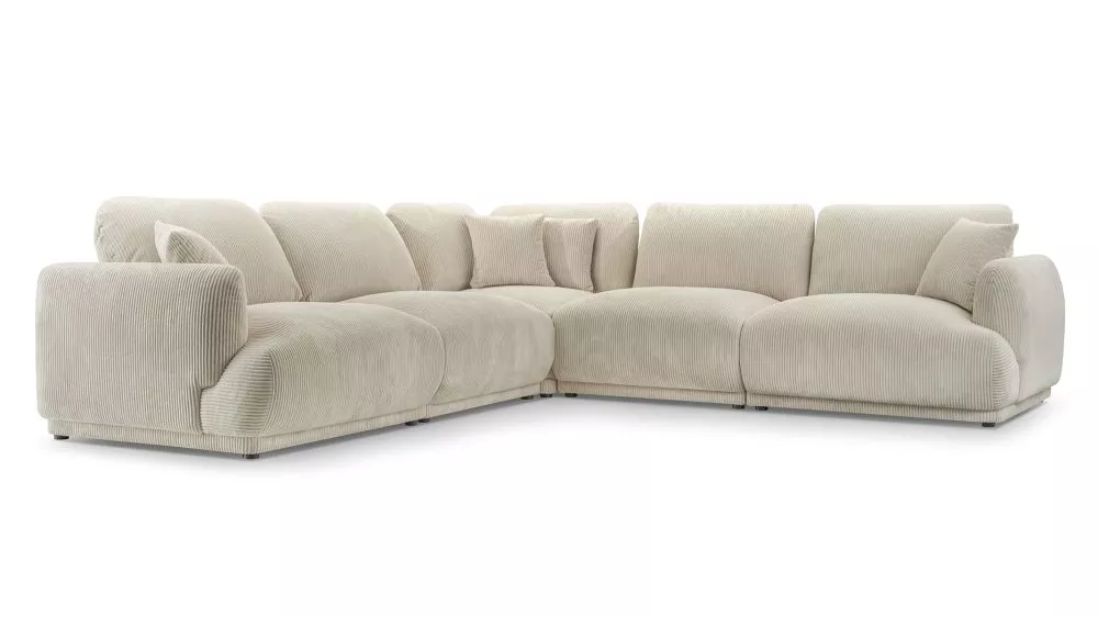 Dīvāns Chacco L Standard · Krēms · 285 × 285 × 83 cm