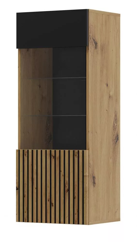 Sekcija Auris 05 ar LED Korpusa krāsa: ozols artisan, · 45 × 37 × 115 cm
