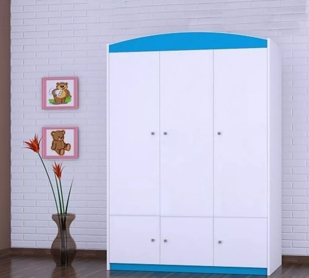 Bērnu skapis Happy SZ10-A · 132 × 54 × 187 cm