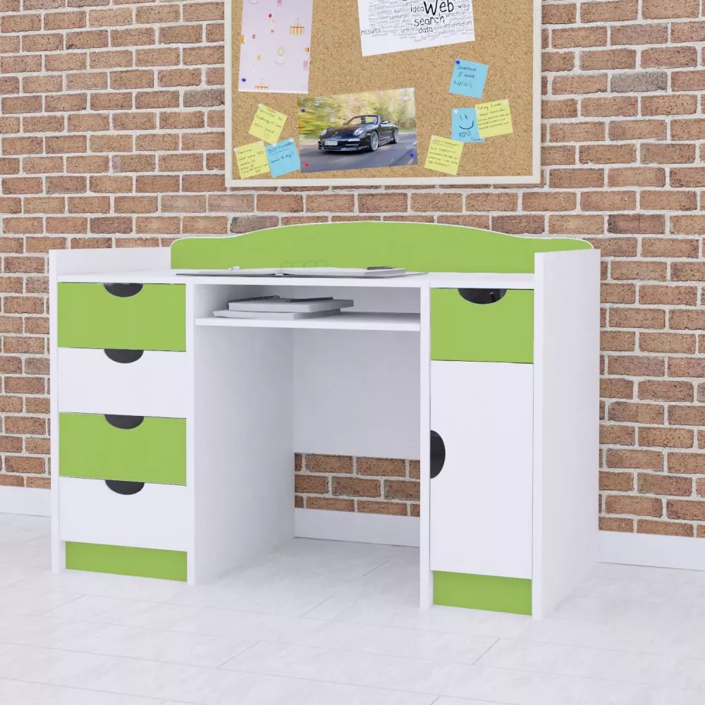 Bērnu rakstāmgalds Classic B01 Maksimālais augstums: 89 cm, · 125 × 75 × 60 cm