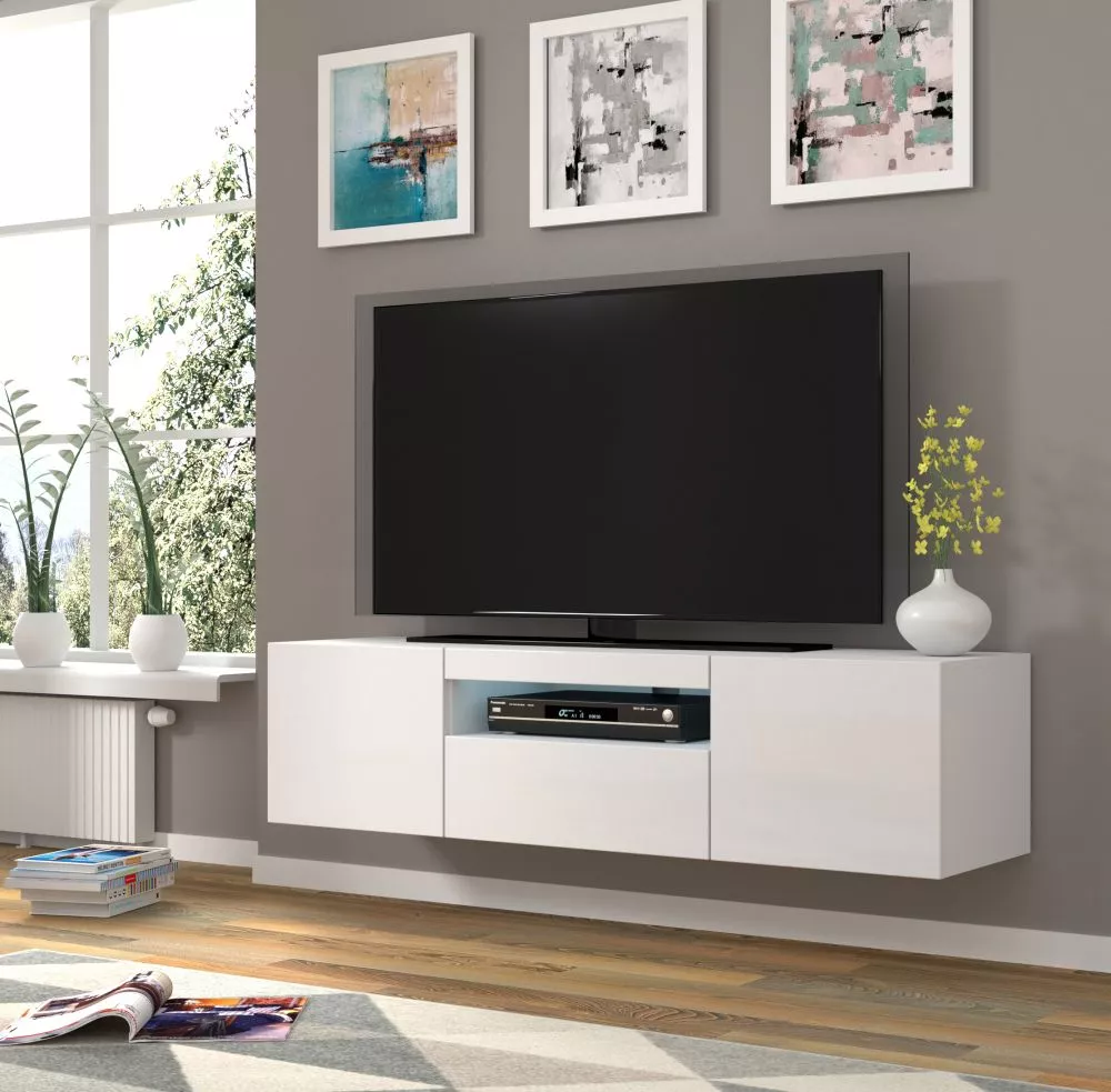 TV tumba Aura 150 ar LED · 150 × 37 × 36 cm