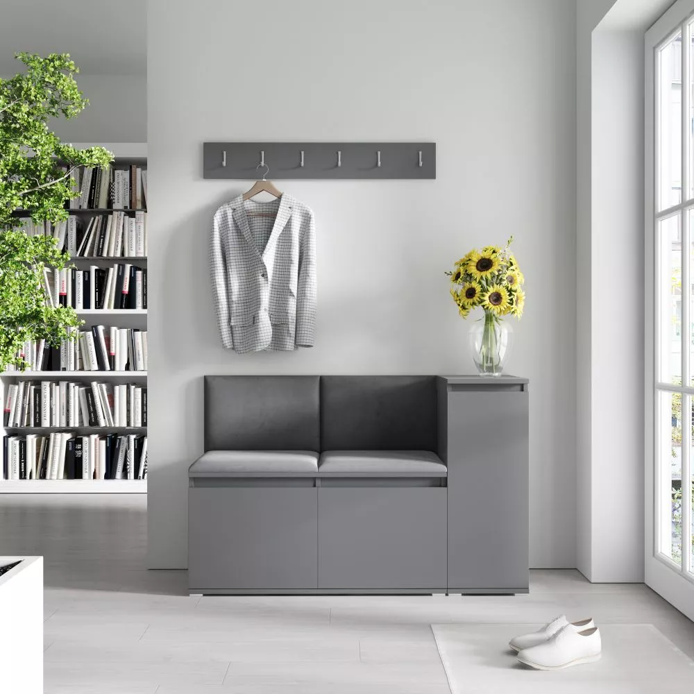 Apavu plaukts Emi 25 Trinity Korpusa krāsa: grafīts, · 130 × 40 cm