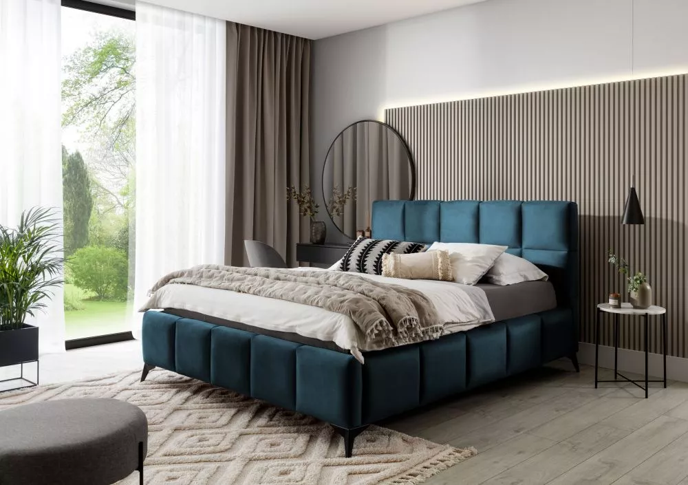 Gulta Mist Nube Standard ar stelāžu Guļamvietas platums: 180 cm, Guļamvietas garums: 200 cm, stelāžas tips: metāla, · Zi