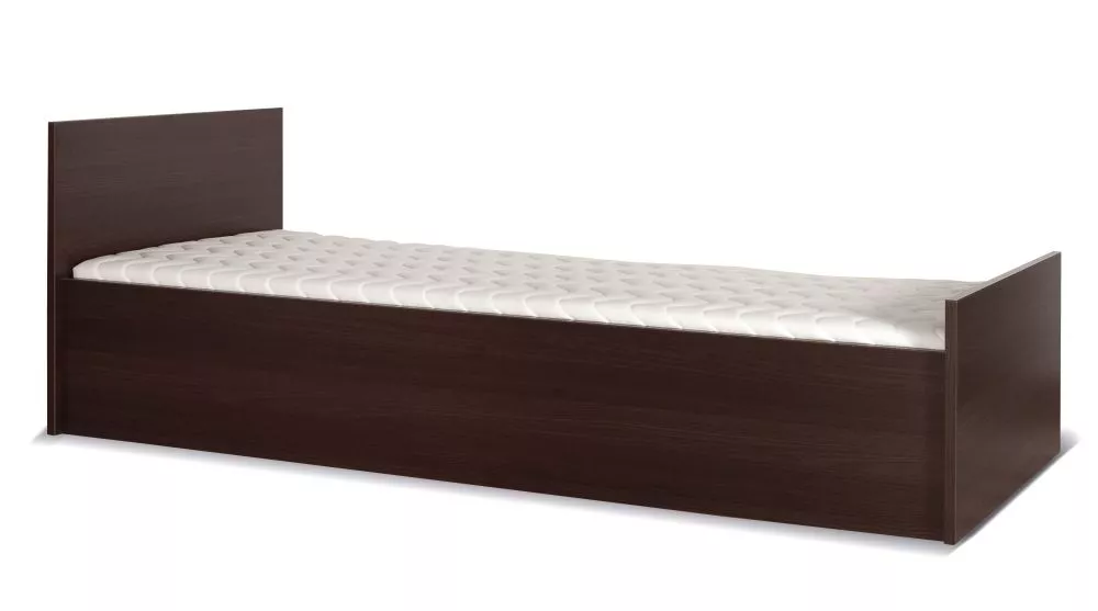 Bērnu gulta Maximus M28 ar stelāžu Guļamvietas platums: 90 cm, Guļamvietas garums: 200 cm, · Kastanis venge · 90 × 206 ×