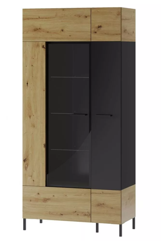 Sekcija Lucas 12 ar LED Korpusa krāsa: ozols artisan, · 90 × 42 × 193 cm