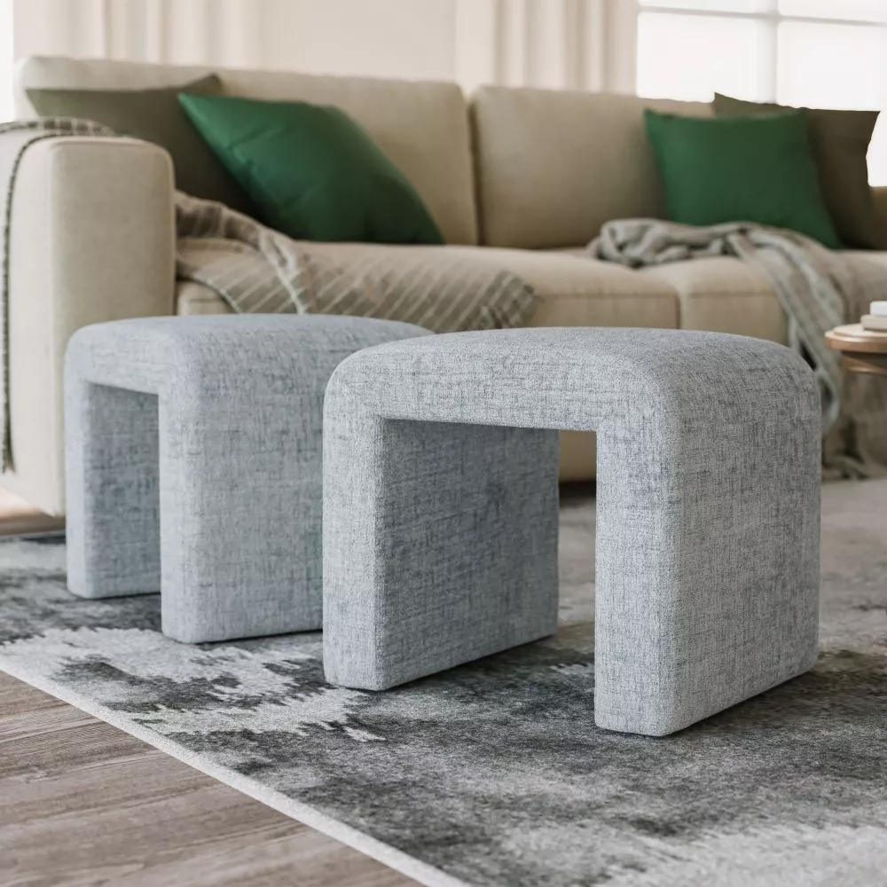 Krēsls Leith LET69 · Gaiši zils · 48 × 53.5 × 45.5 cm