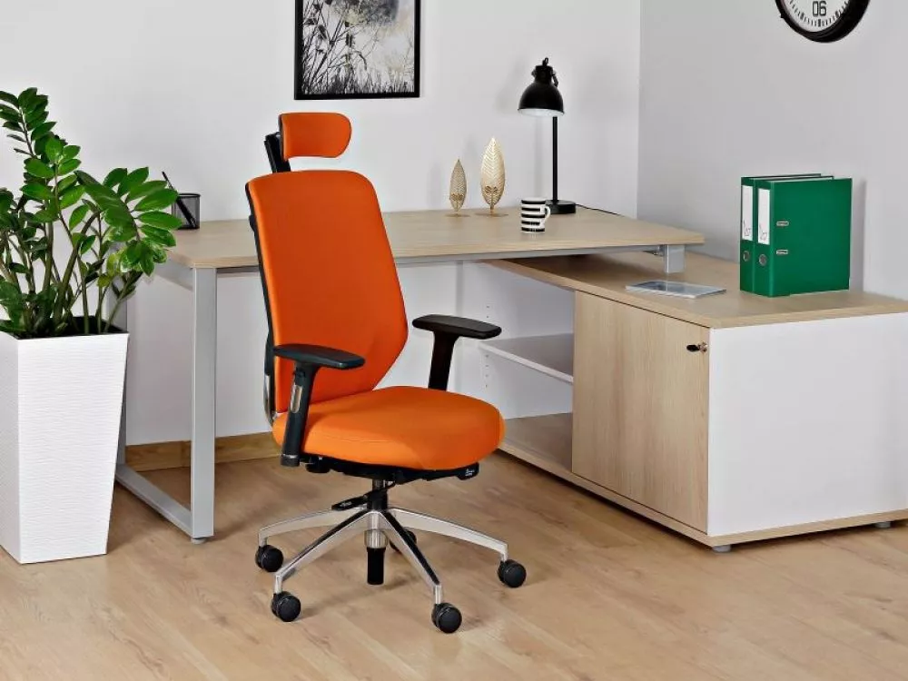 Datorkrēsls Hero Premium Sēdvietas platums: 48 cm, · Oranžs · 69 × 52 × 114 cm