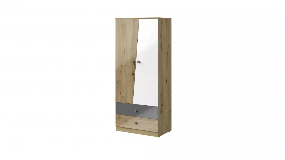 Skapis Nero 01 gloss · 80 × 50 × 191 cm