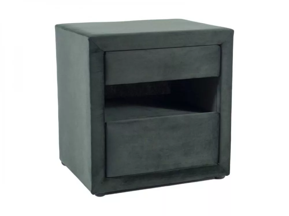 Naktsgaldiņš ET-003 Velvet · Zaļš · 52 × 41 × 54 cm