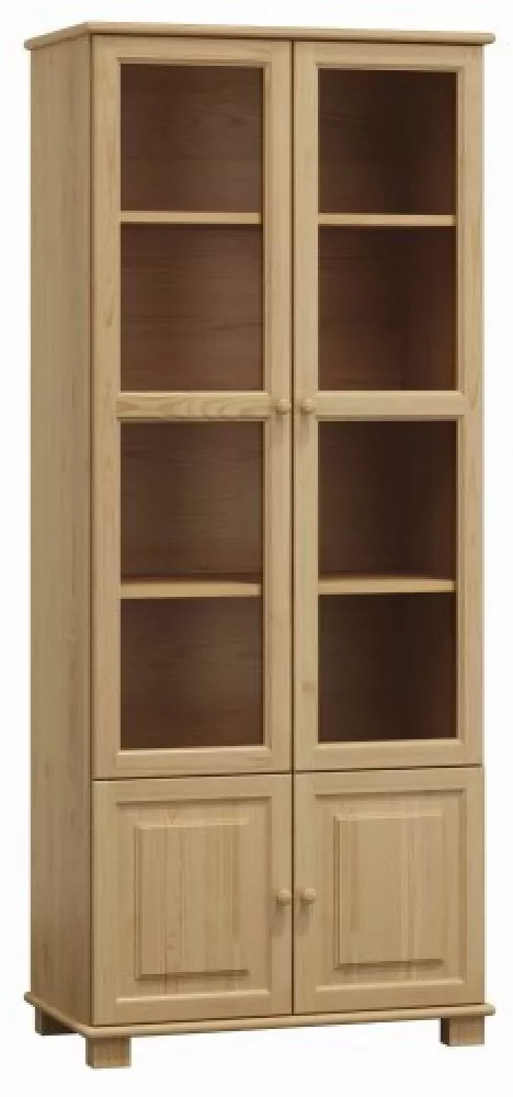 Grāmatu skapis Wit 4 · Priede · 80 × 42 × 190 cm
