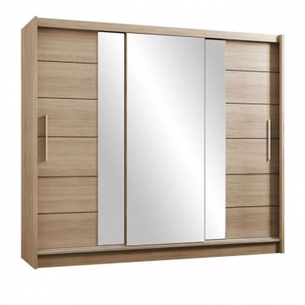 Skapis Lizbona Classic 2 · Sonoma · 250 × 61 × 215 cm