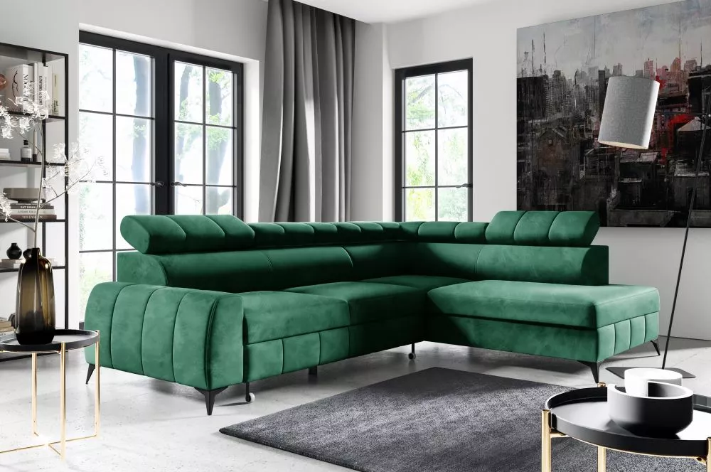 Dīvāns London Relax standard · Zaļš · 203 × 279 × 83 cm
