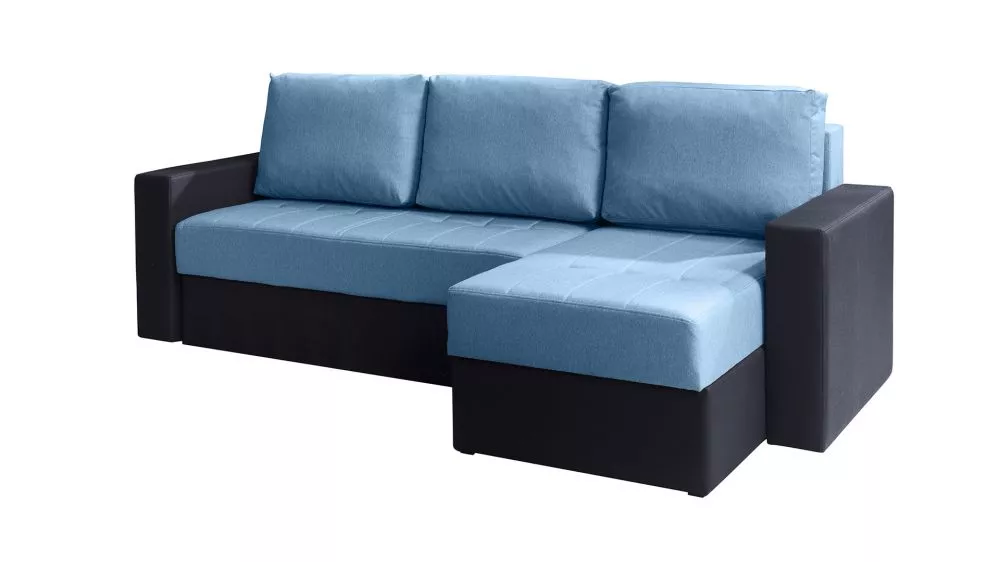 Dīvāns Calabrini Corner Standard · Gaiši zils · 140 × 234 × 77 cm
