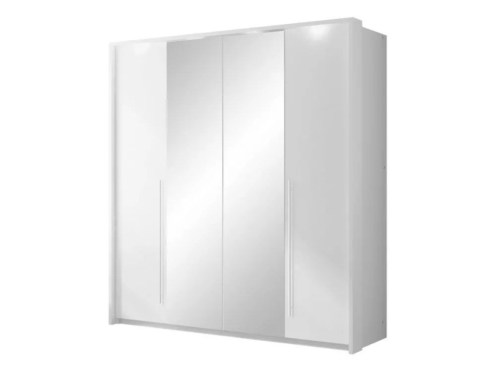 Skapis Brema ar LED · Balts · 209 × 65 × 219 cm