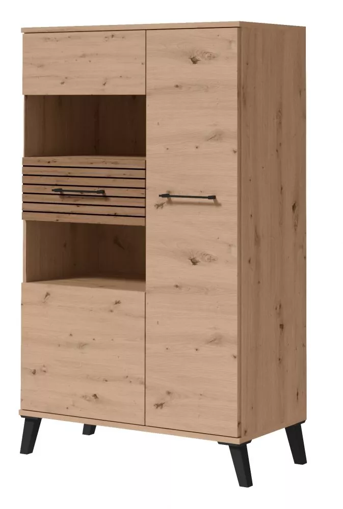 Sekcija Carlo 03 · Ozols artisan · 80 × 40 × 133 cm