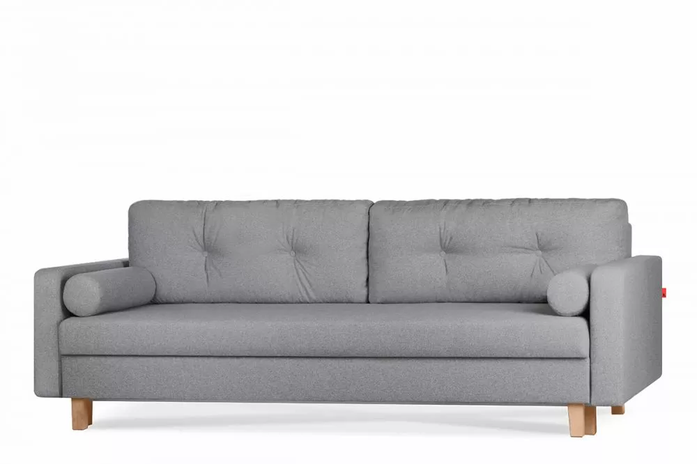 Dīvāns Eriso 3S Standard · Tumši pelēks · 100 × 230 × 80 cm