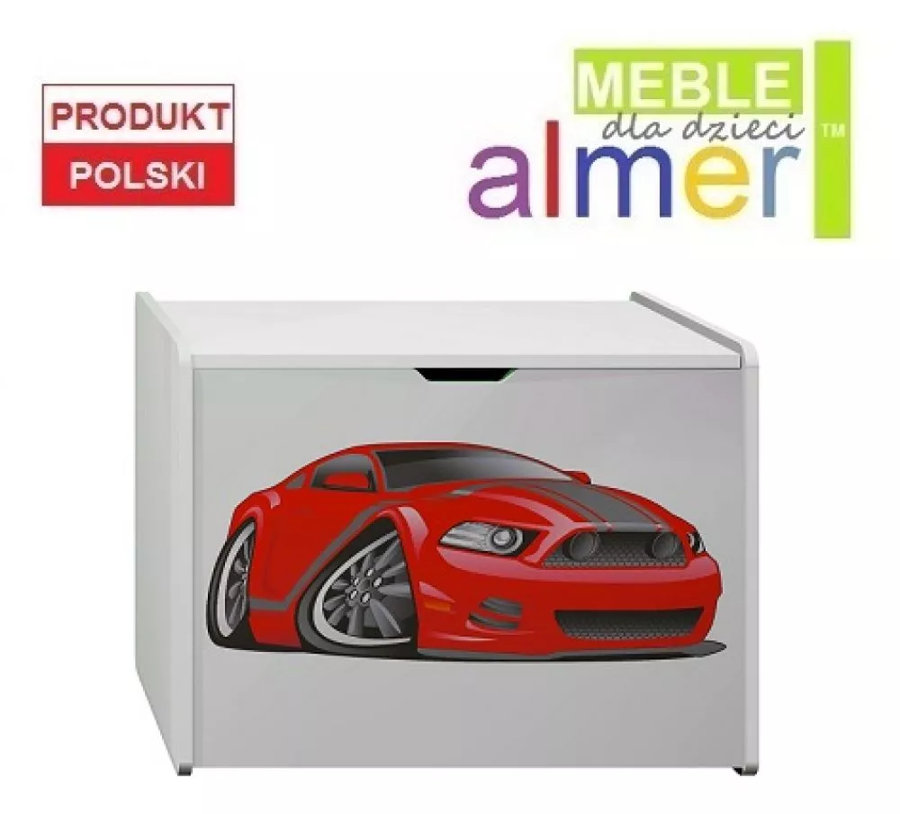 Rotaļlietu kaste Auto 19 · 80 × 50 × 60 cm