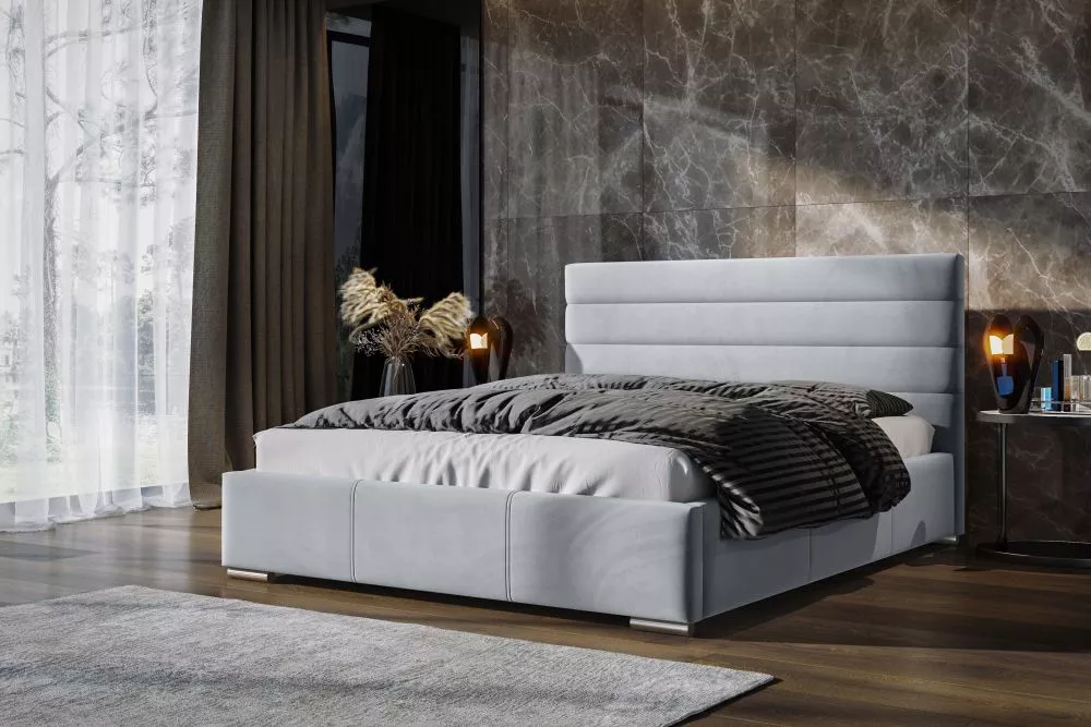 Gulta Sylvi Premium Standard ar stelāžu Guļamvietas platums: 180 cm, Guļamvietas garums: 200 cm, stelāžas tips: metāla, 