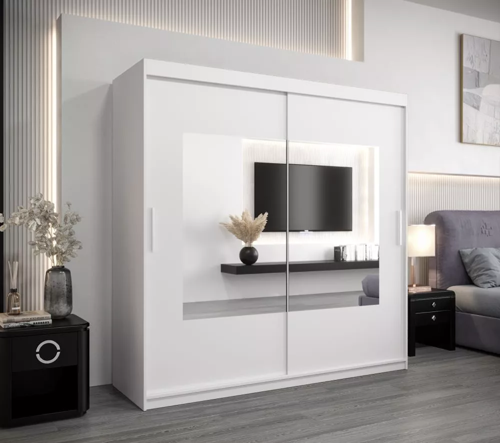 Skapis Torino · Balts · 200 × 62 × 200 cm