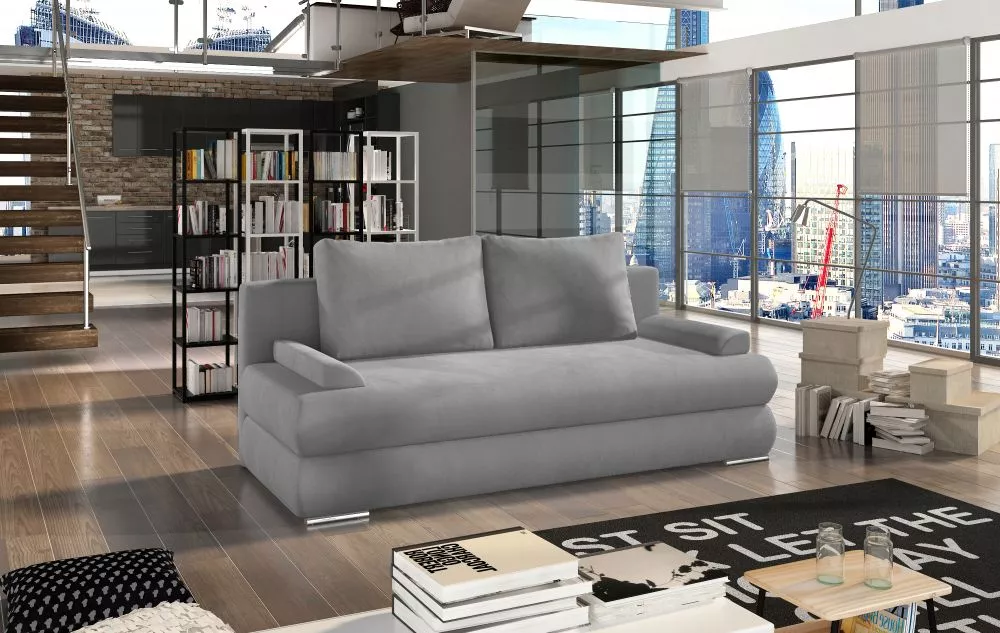 Dīvāns Milo Premium standard · Gaiši pelēks · 95 × 213 × 90 cm