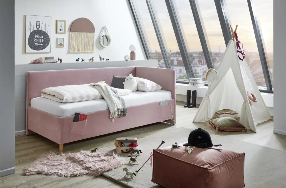 Gulta Cool Plus Premium Standard ar stelāžu Guļamvietas platums: 90 cm, Guļamvietas garums: 200 cm, stelāžas tips: koka,