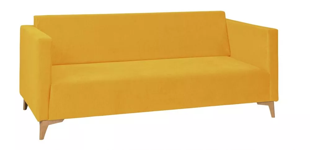 Dīvāns Szafir 3S Standard · Dzeltens · 82 × 176 × 74 cm